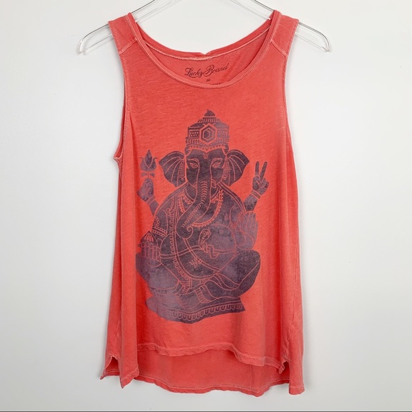 Lucky Brand Tops - Lucky Brand | Ganesh Graphic Tank Boho Yoga Hippie